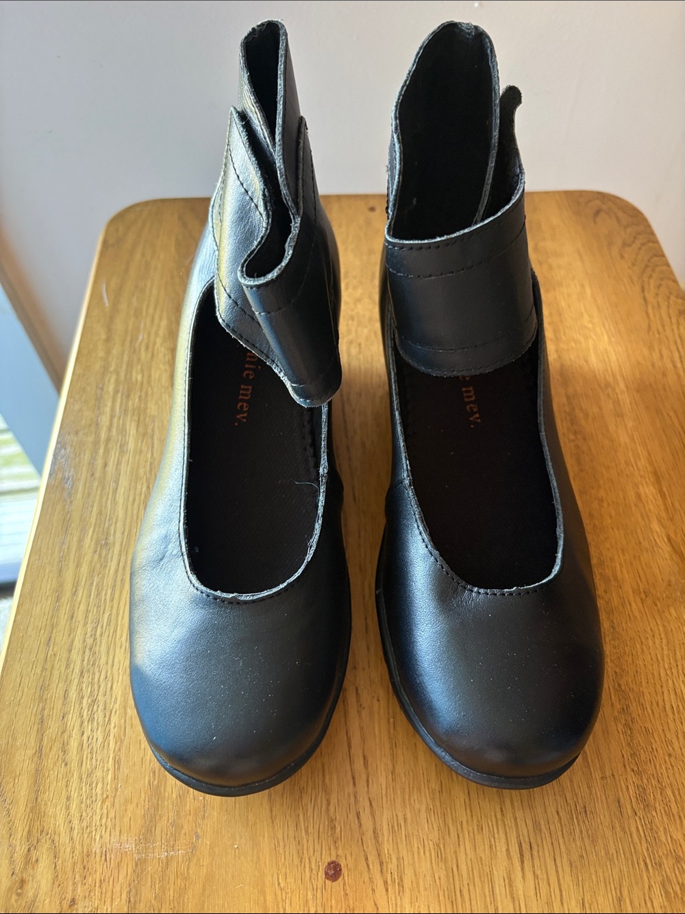 Kids Black Mary Jane Ankle Strap Shoes - Classic School Style